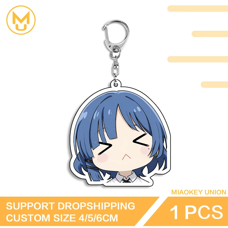 Kawaii Yamada Ryo Attractive HD Pattern Double Sided Acrylic Keyring Interesting Functional Fancy Key Ring Gift For Friends