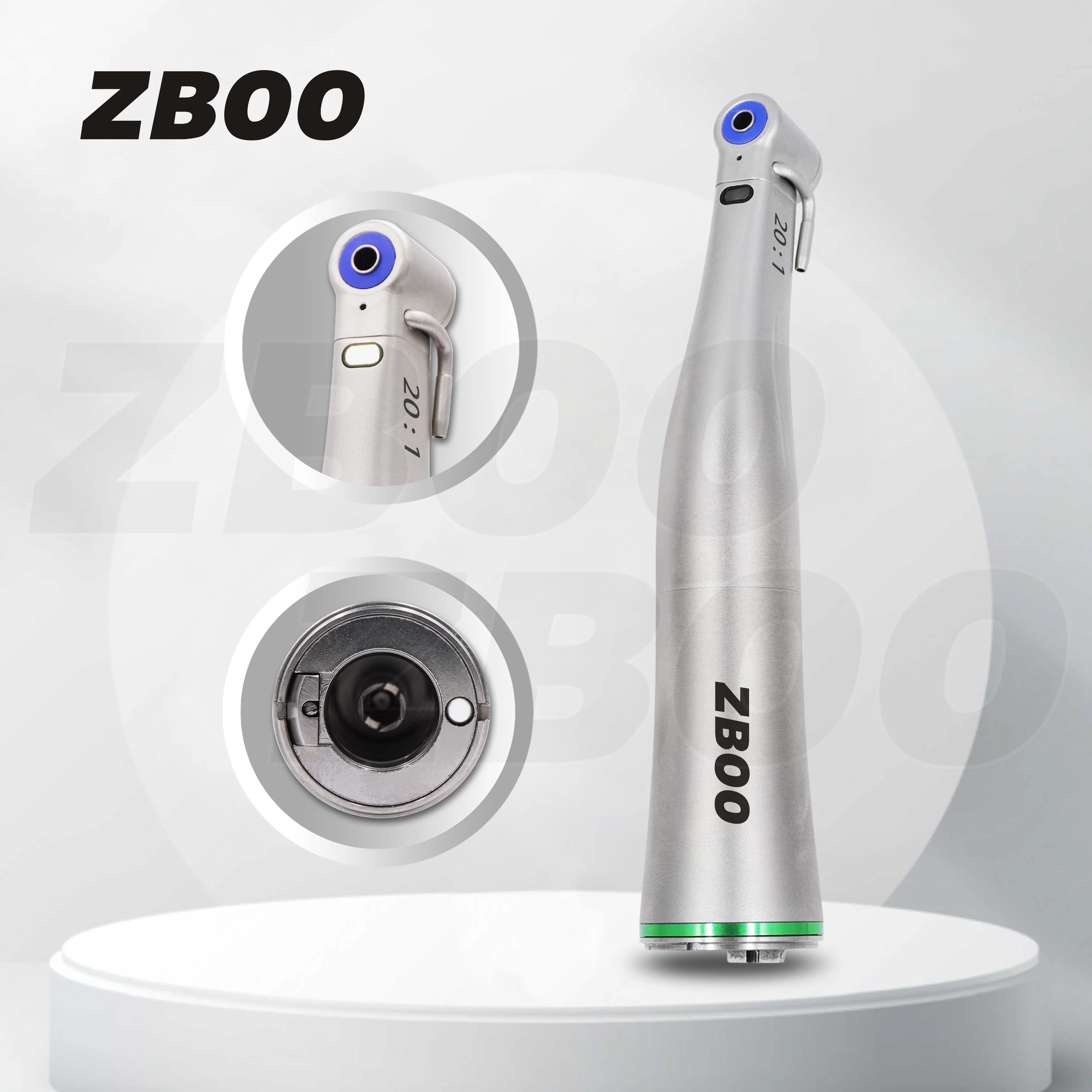 

Dental Implant Contra Angle 20:1 Low Speed Handpiece Slow Reduction X-SG20L with Led Fiber Optic For Dental Surgery