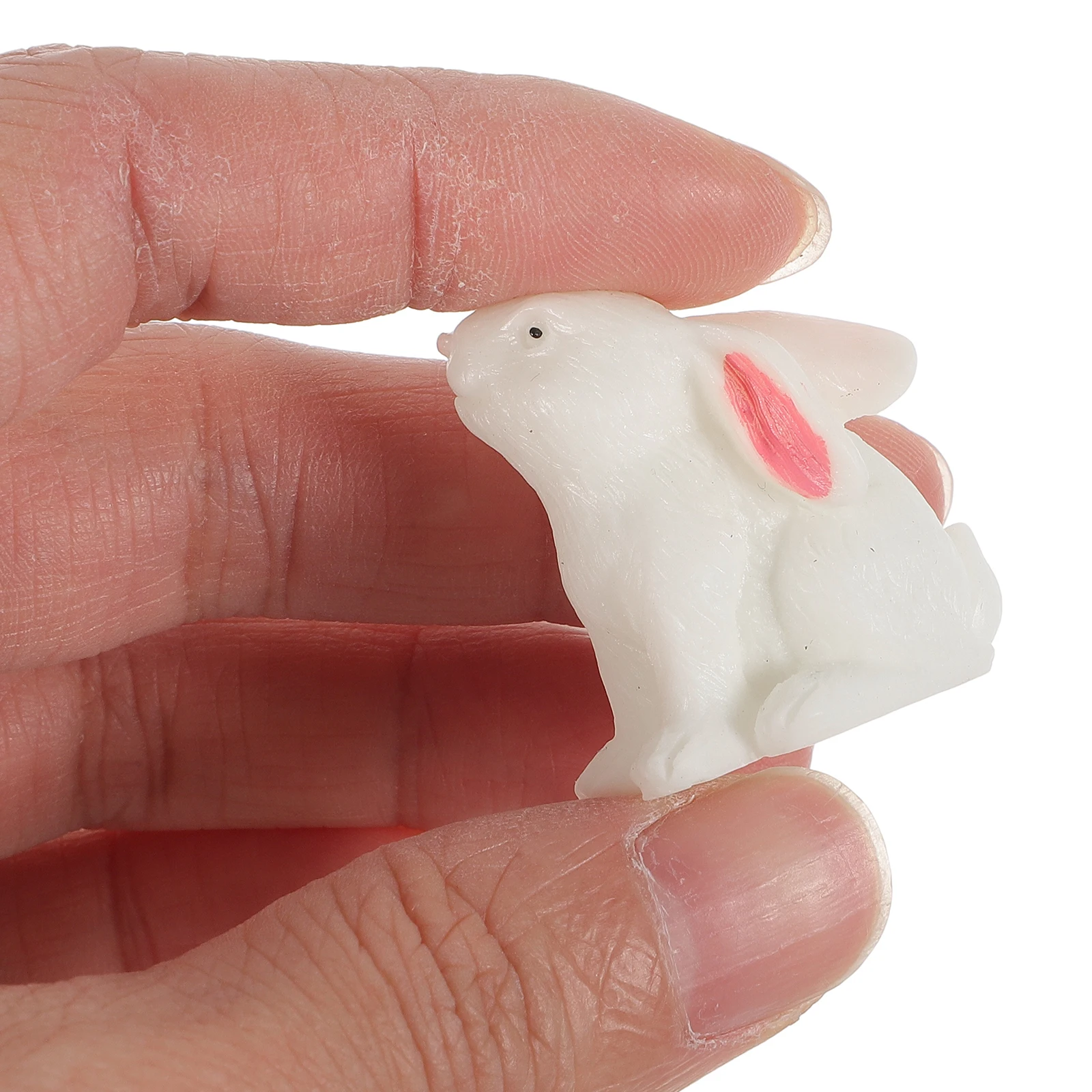 

12pcs Resin Bunny Figurines High Quality Safe Durable Mini Rabbit Decor Easter Ornaments Statue Sculpture Craft