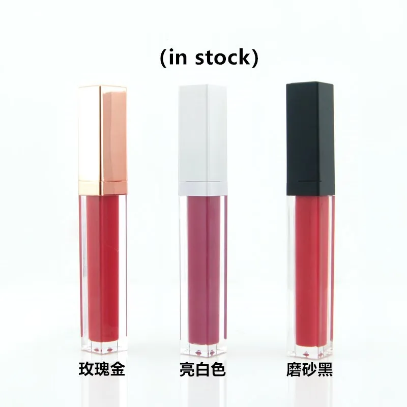 5ml Empty Lip Gloss Tubes Free Custom Logo Lipgloss Containers Eyeliner Packaging Bottle Lipstick Makeup Wholesale 50pcs/lot