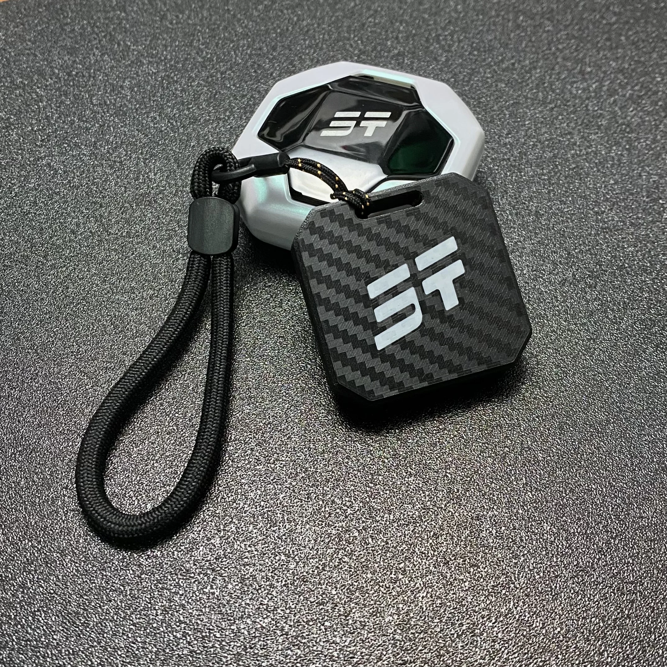 

Ультратонкий чехол для ключей Chery Jetour Traveler, Shan Hai T1, Shan Hai T2, квадратные модифицированные детали из углеродного волокна