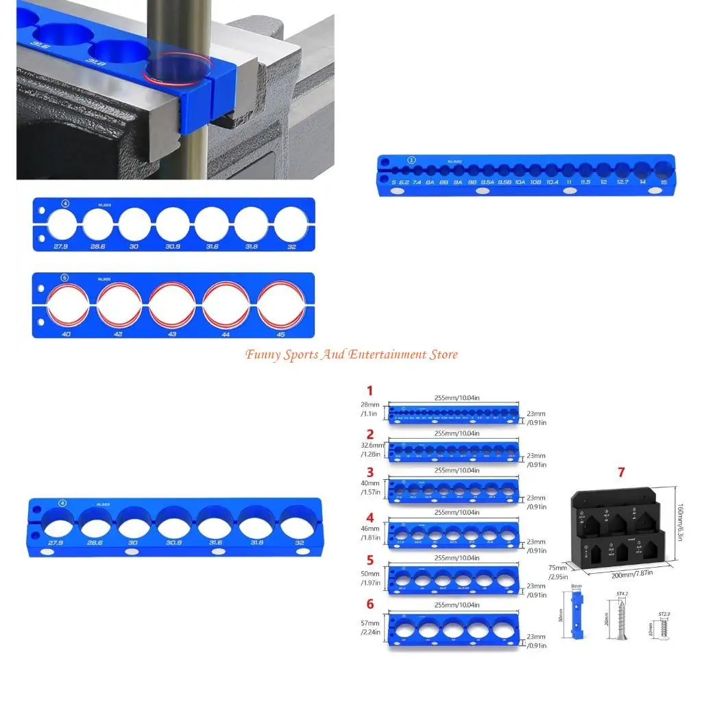 C4DE Metal cycling Workshop Support Having 8 Magnets For Gear Wall Organization