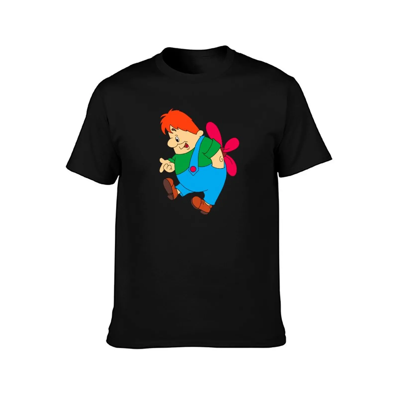 Karlson on the roof T-Shirt Everyday Wear Basic Short Sleeve Top T-Shirt