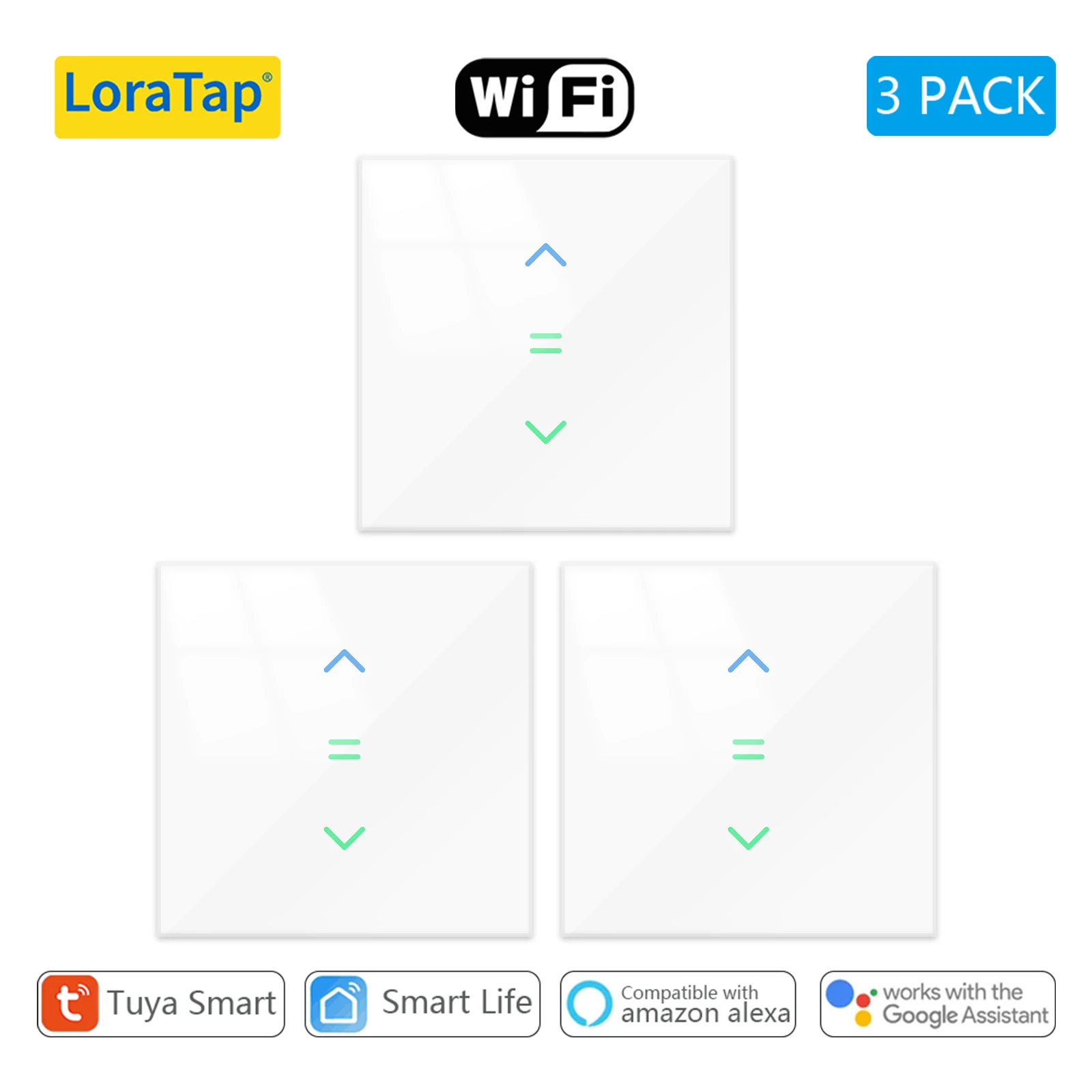 3 PACK White