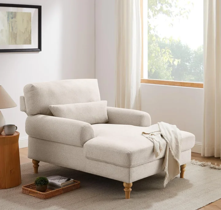 

High Quality L-Shape Sofa Bed Eco-Friendly Durable Super Comfortable Modern Design Fabric Cover Wood Frame Living Roompromote sa