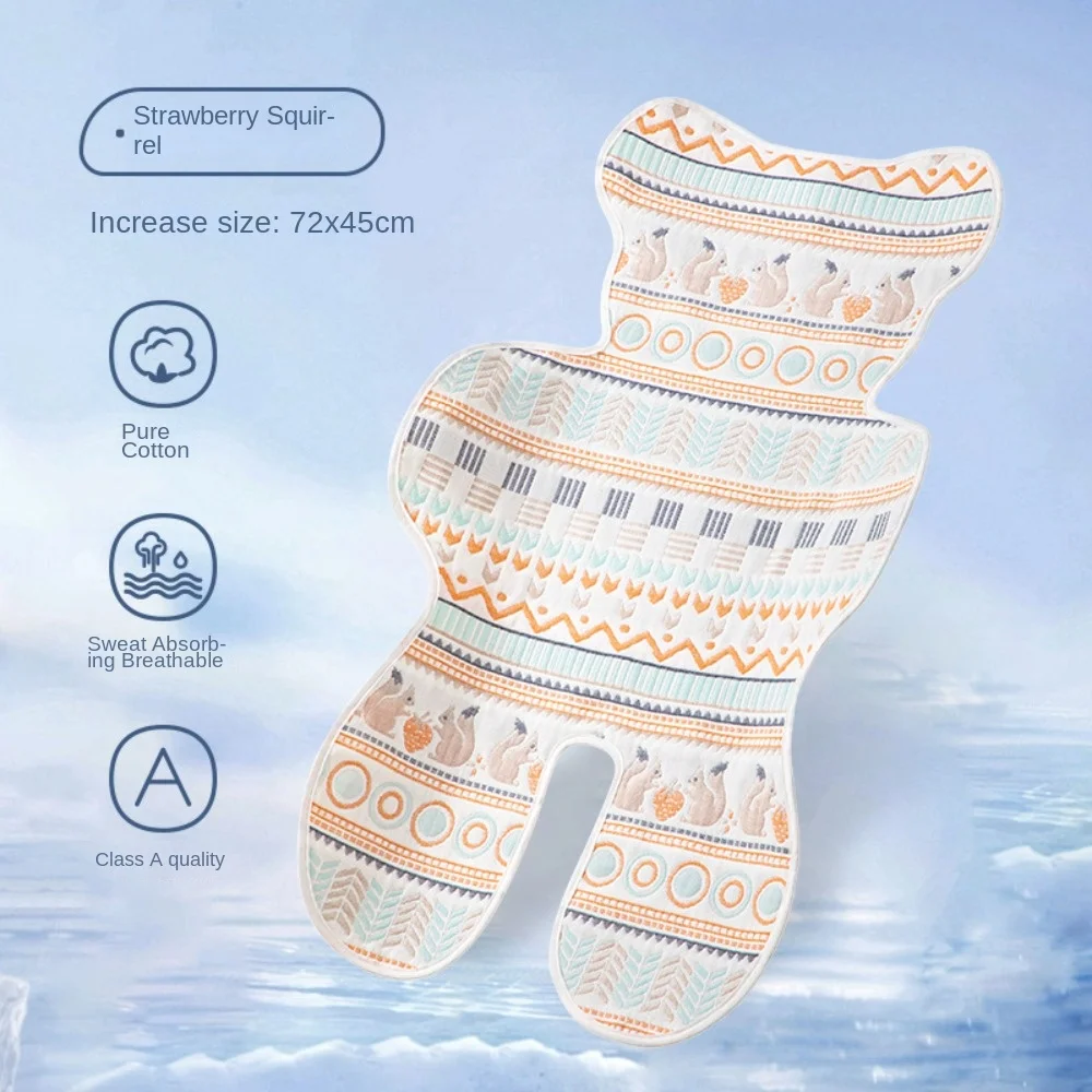 Universal Soft Baby Stroller Cooling Pad Cute Breathable Pushchair Car Mat Dining Chair Car Seat Baby Stroller Cushion Baby Care