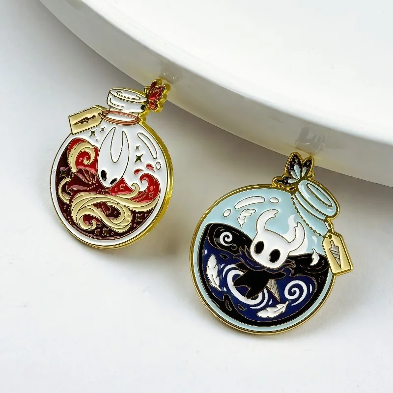 Game The Hollow Knight Peripheral Cartoon Badge Brooch Pin Cosplay Backpack Jewelry Accessories Decoration Collection Xmas Gift