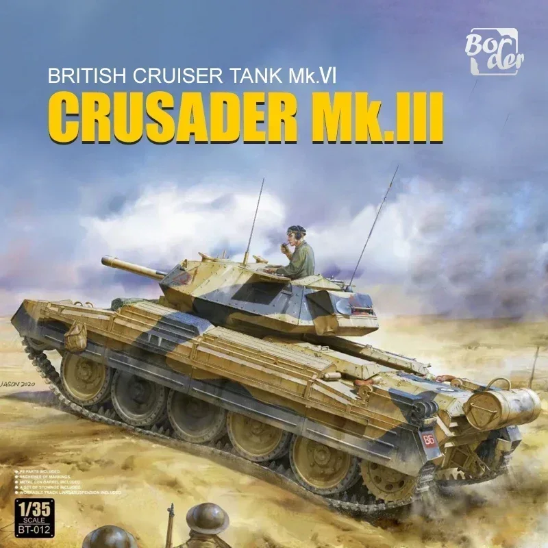

Сборочная модель 1/35 Border BT-012, британский танк Crusader MkIII-игрушки «сделай сам», комплект модели