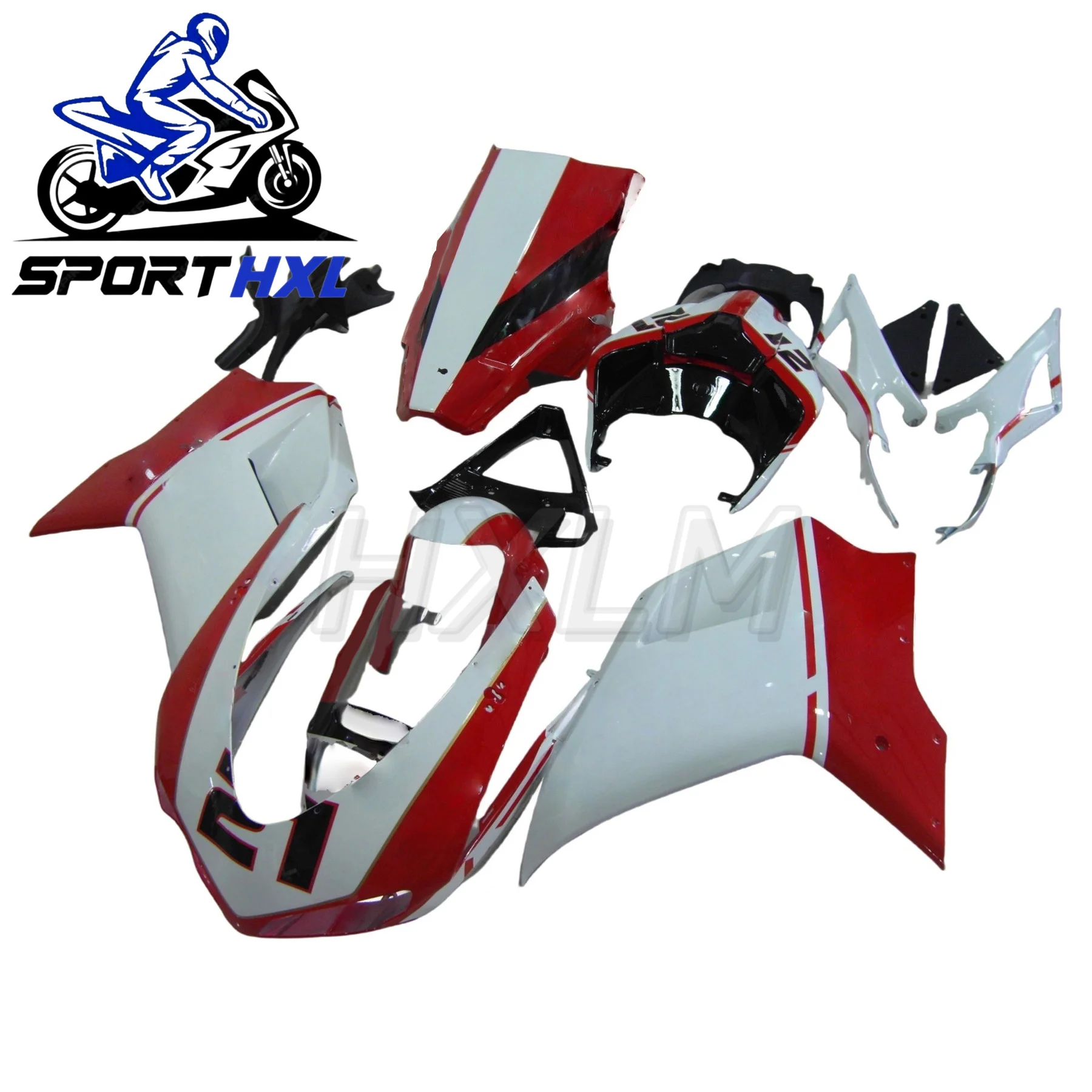 

For Ducati 848 1098 1198 1098S EVO 2008-2011 Motorcycle Fairing Kits Full Surround Fairing Conversion Kit Fairing Accessories