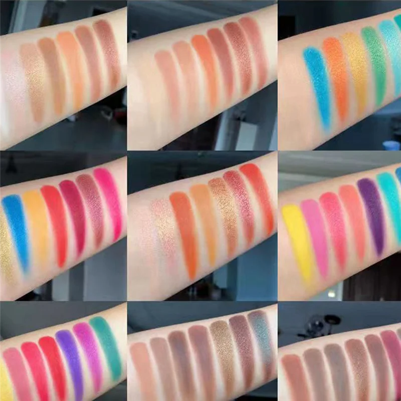 63 色メイクアップアイシャドウパレットメイクアップアイシャドウグリッター顔料グリッターシマーメイクアップアイシャドウ