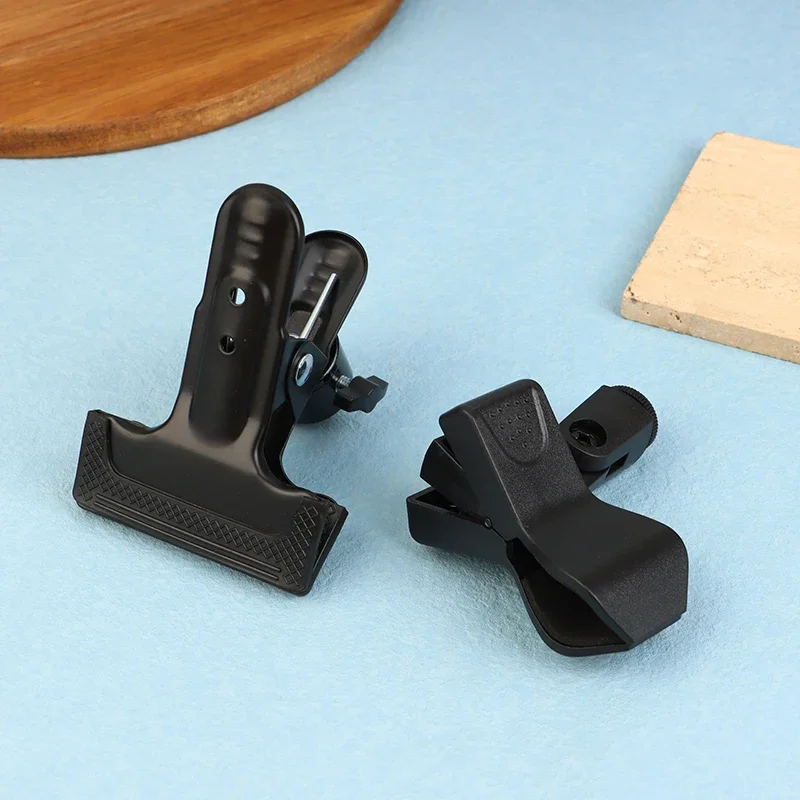 1 قطعة عبر غرزة كليب المشبك عدم الانزلاق الجدول حافة التطريز كليب قابل للتعديل الجدول المشبك 360 دوران كاميرا معدنية حامل ثلاثي القوائم