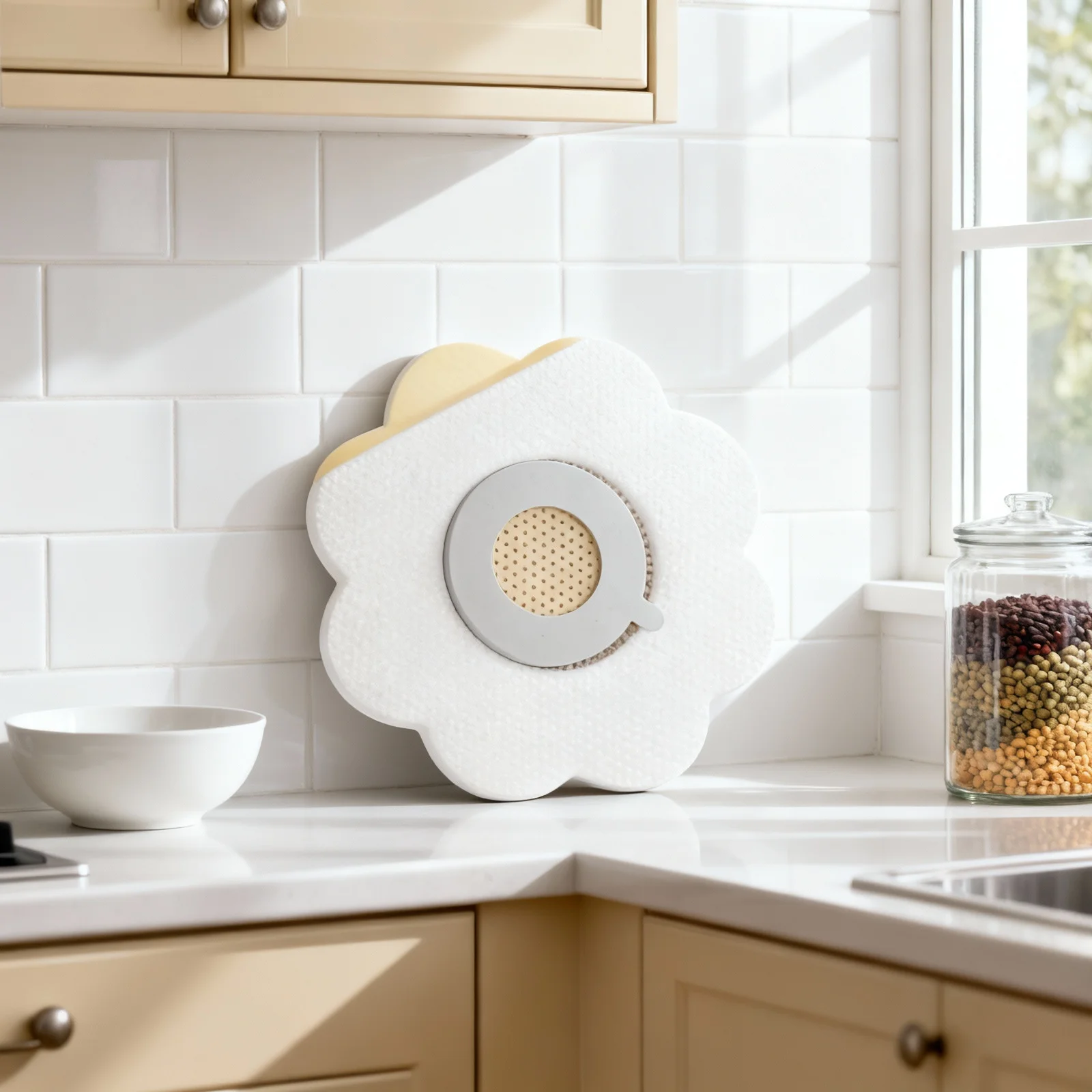 

10Pcs Moxibustion Apparatus Stickers Easy Carry Stable Adhesion Heat Insulation Practical Pastes White Fixing Stickers