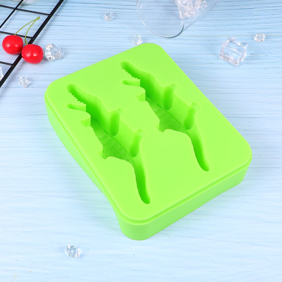 

1pcs Silicone Mold Creative Cube Box Funny Mould Ice Easy Clean Home Bar Store Use Sky Ice Maker Blue Color
