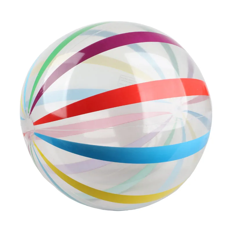 Super big 60-100cm PVC inflatable ball kid child air beach ball swimming pool outdoor giant roll ball toy sport water play