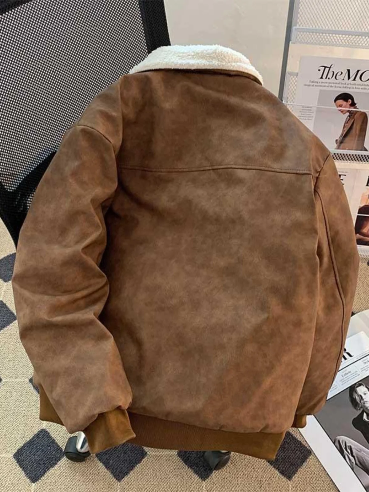 Винтажные стеганые парки на флисовой подкладке, мужское зимнее замшевое хлопковое пальто, куртка большого размера, повседневное спортивное теплое пальто, верхняя одежда в стиле ретро