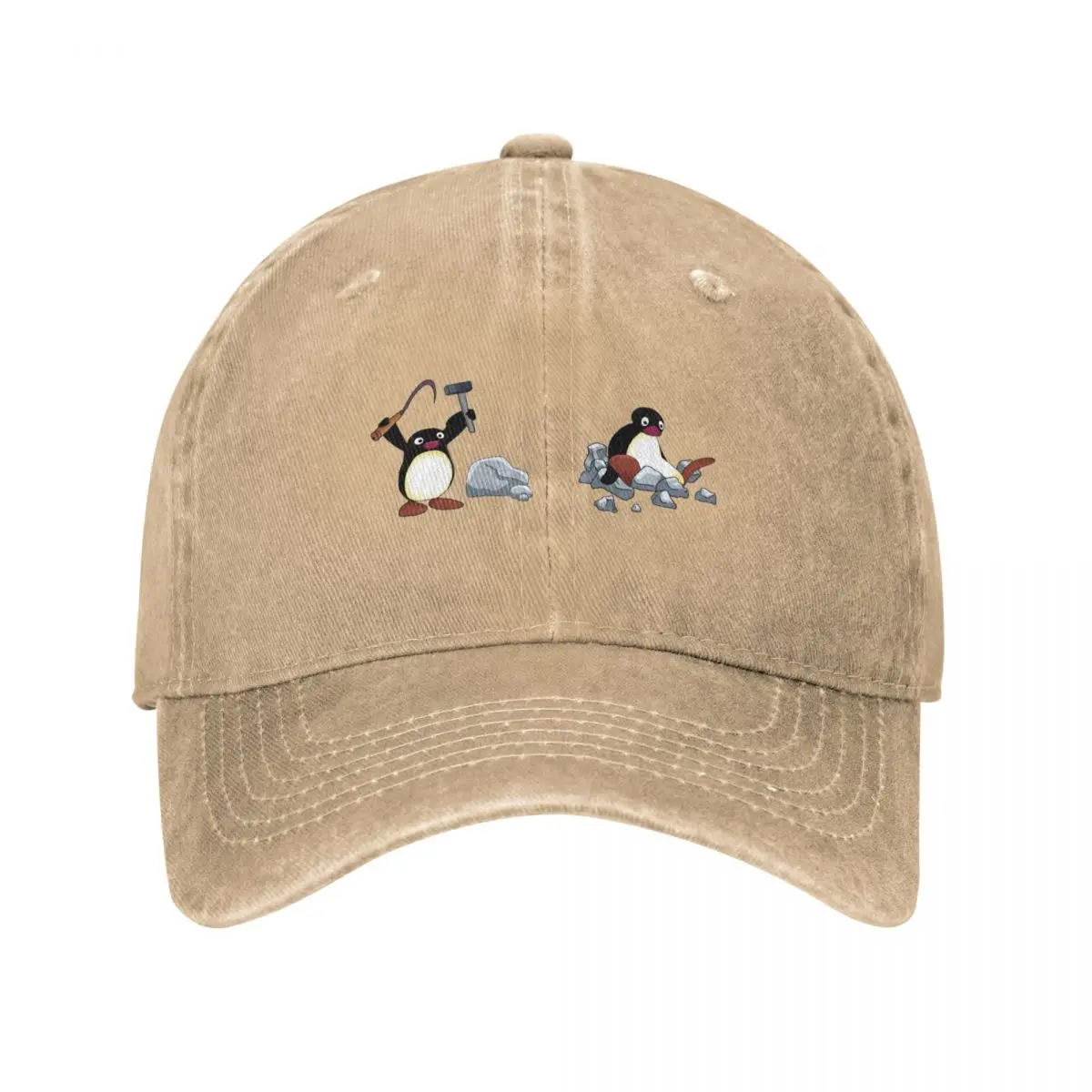 Angry Geologist Penguin Baseball Cap Golf Cap Streetwear hiking hat Men's Hats Women's