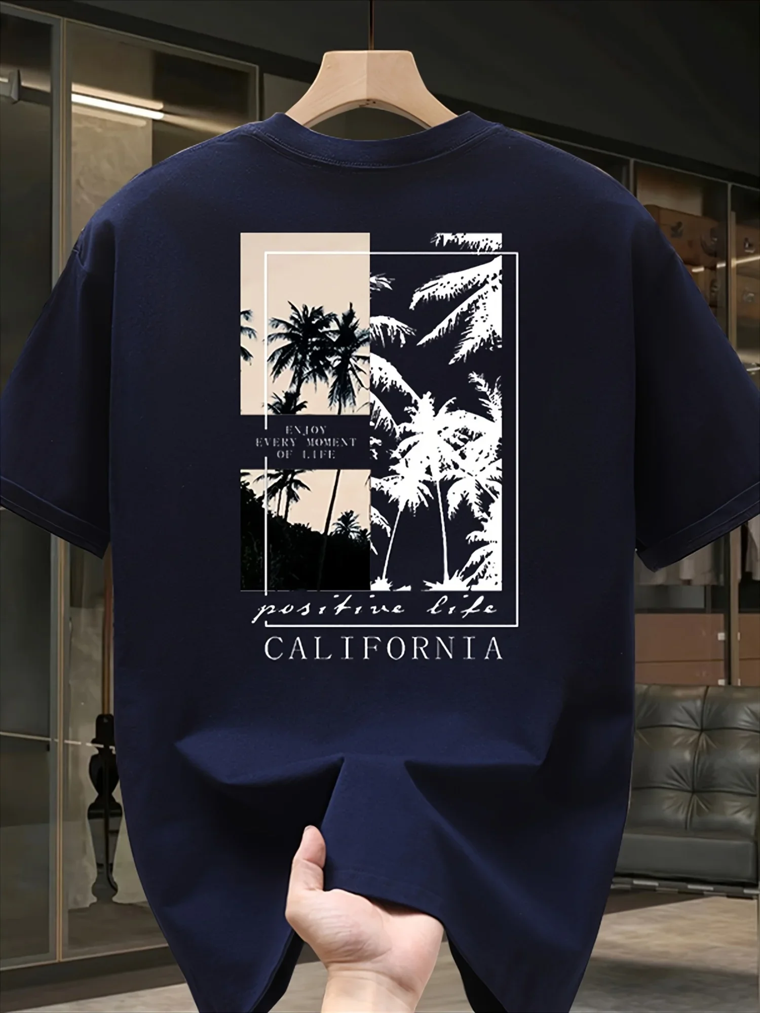 Hot Selling Men's Cotton Graphic T-Shirt 