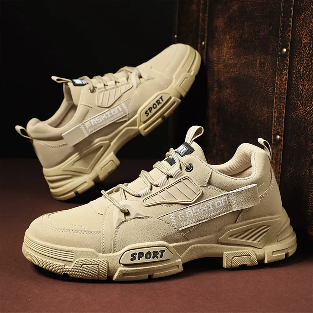 Black Outdoor Flats Casual Work Safety Platform Boots Anti-Slip Sports Mens Shoes Zapatillas Hombre Men Shoes Spring Breathable