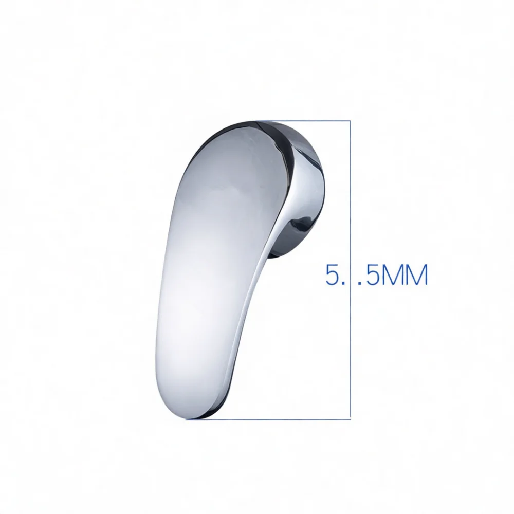 Kitchen Bathroom Mixer Tap Handle Replacement Alloy Faucet Lever Universal Repair Part Chrome Plated Modern Finish