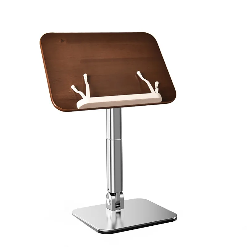Solid wood reading stand, adjustable floor-standing bookshelf, desktop bed, reading essential, children's and students