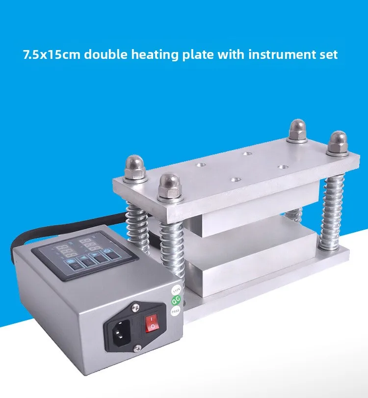 7.5X15cm Upper and Lower Heating Plate, Rosin Pressing and Ironing Machine, Including Instrument Set