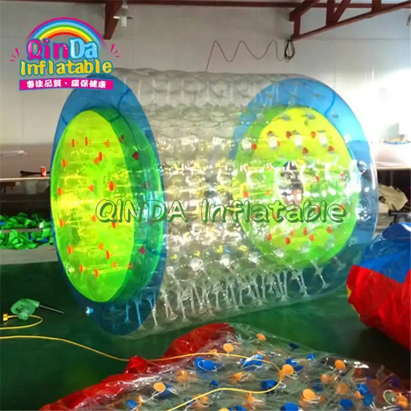 بكرة مياه قابلة للنفخ ساخنة من الدرجة التجارية لملاهي كرة الهامستر ذات الحجم البشري #1