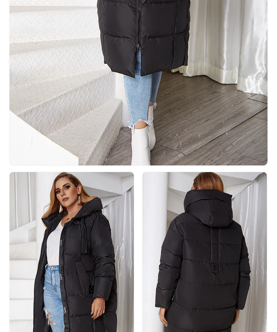 Astrid 2022 Winter new arrival down jacket women loose clothing outerwear quality with hood Plus Size fashion style coat AR-7038