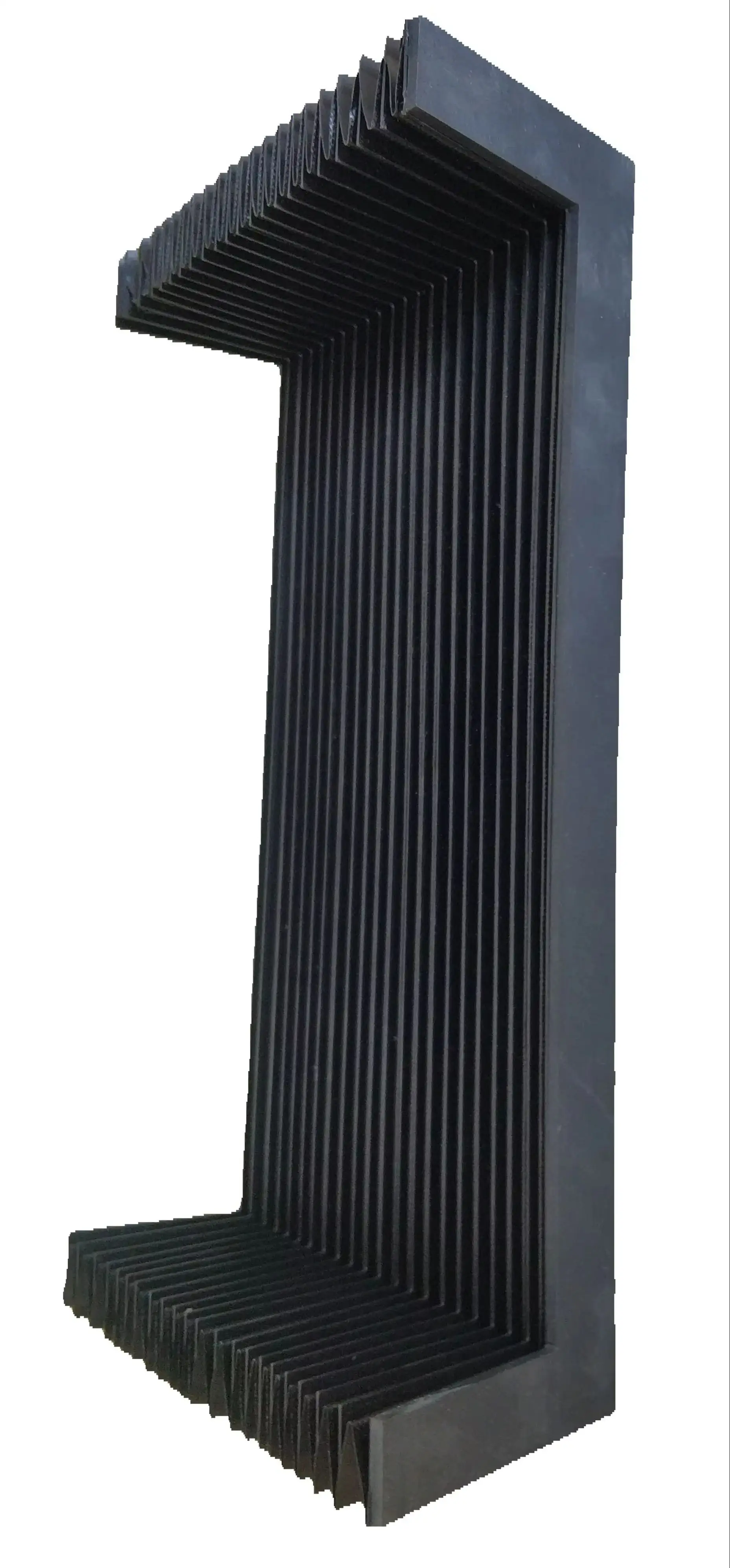 Flexible accordion type bellows of CNC machine tools, 690 mm x 140 mm x Lmax 650 mm
