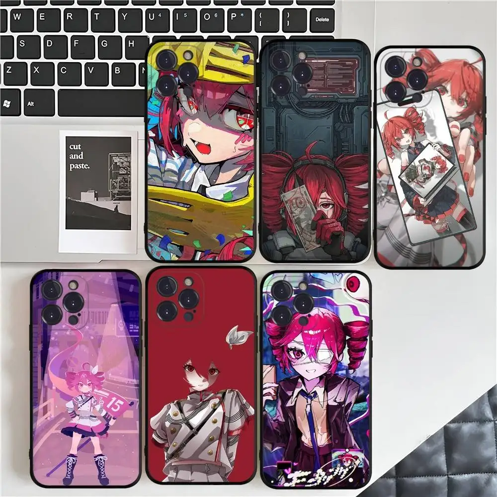 Vocaloid Kasane Teto Girl Phone Case For IPhone 17 16 14 15 13 12 11 Pro Max Plus Silicone Soft Cover