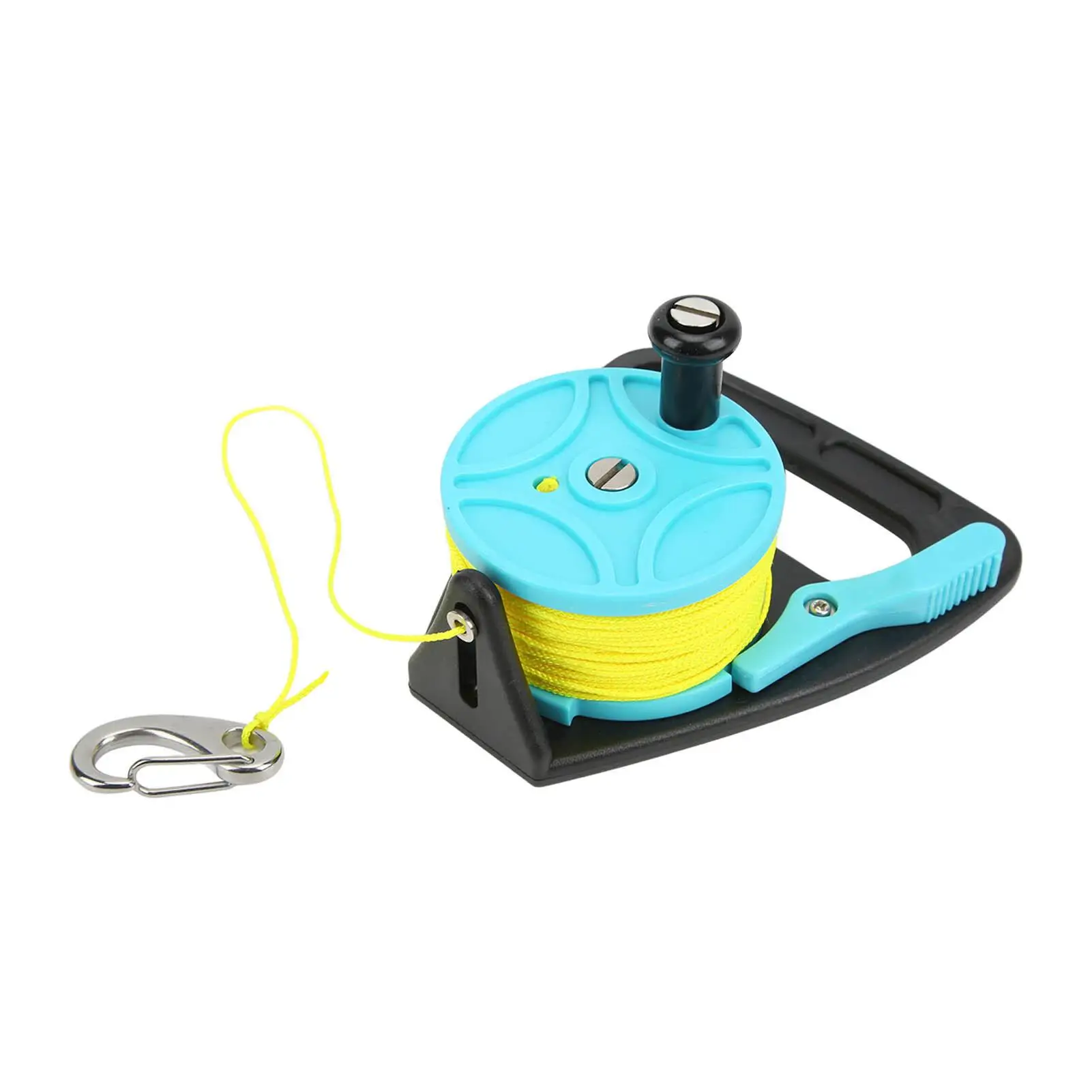 46/83m Diving Reel with Thumb Stopper Hook - Snorkeling Underwater Leash SMB Rope Spool for Diving Adventures