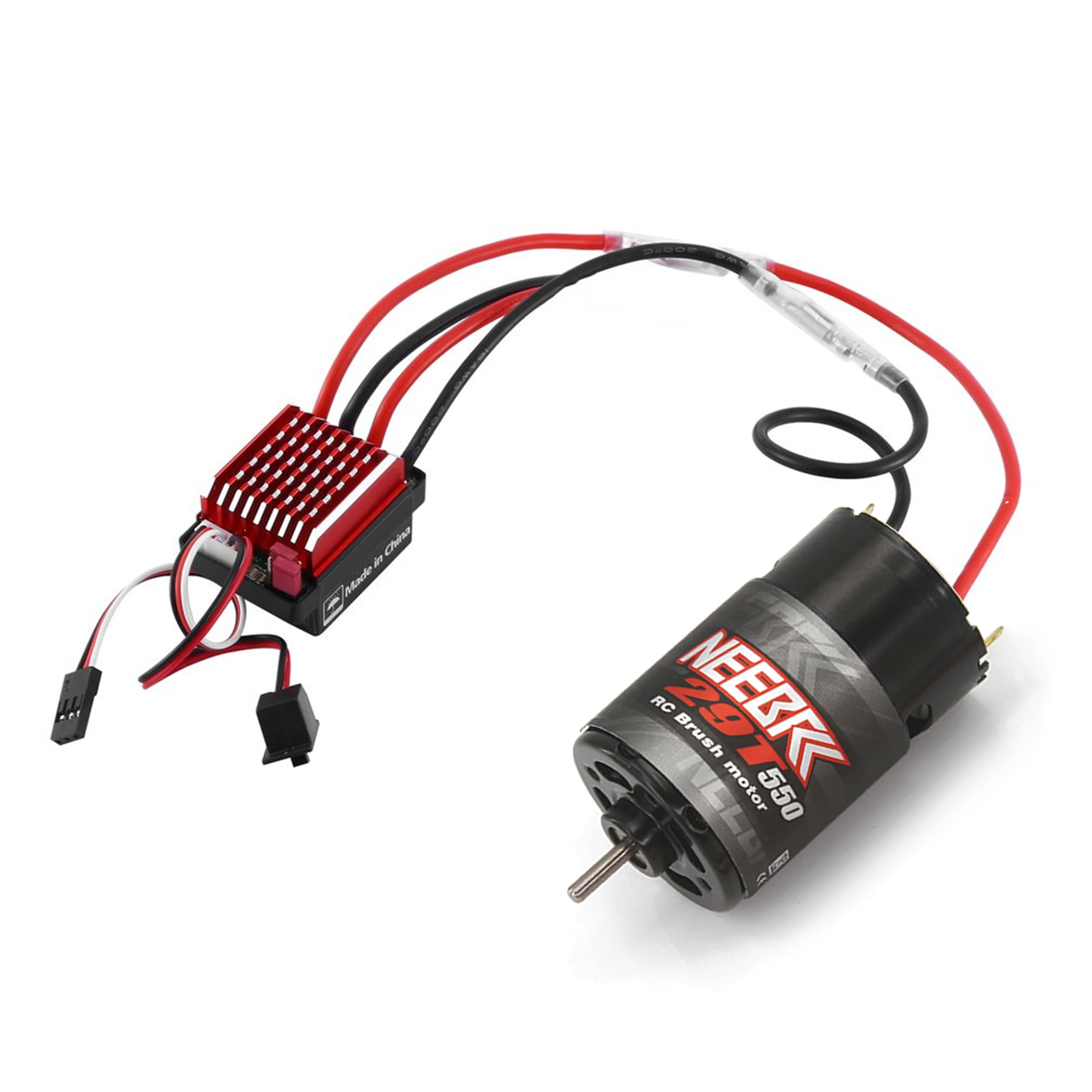 NEEBRC 550 12T-55T Brushed Motor Waterproof for 1:10 RC Crawler Wltoys Axial Kypsho SCX10 AXI03007 JL 90046 TRX4 TRX6 Car Part
