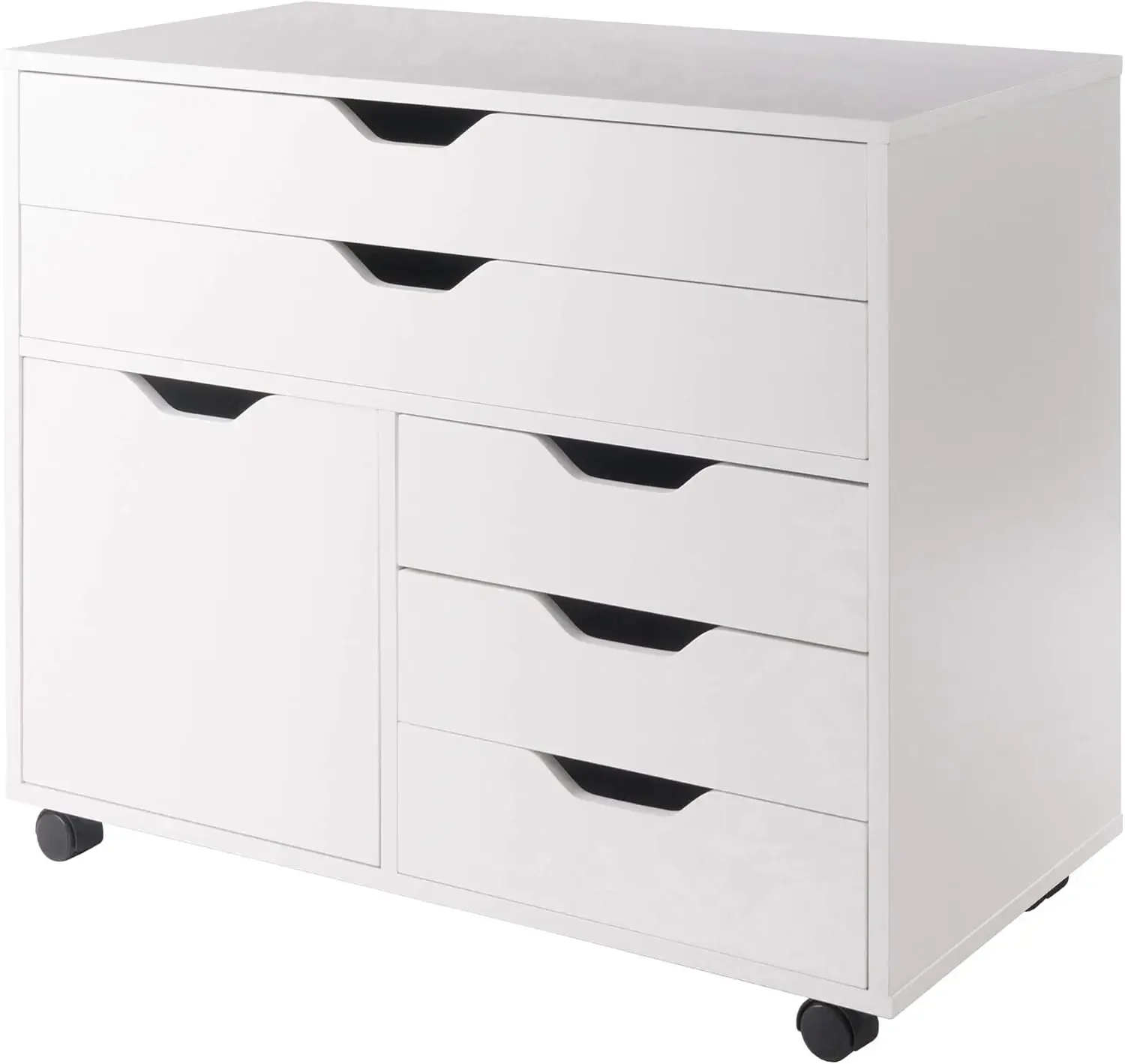 Cabinet 5 Drawers White