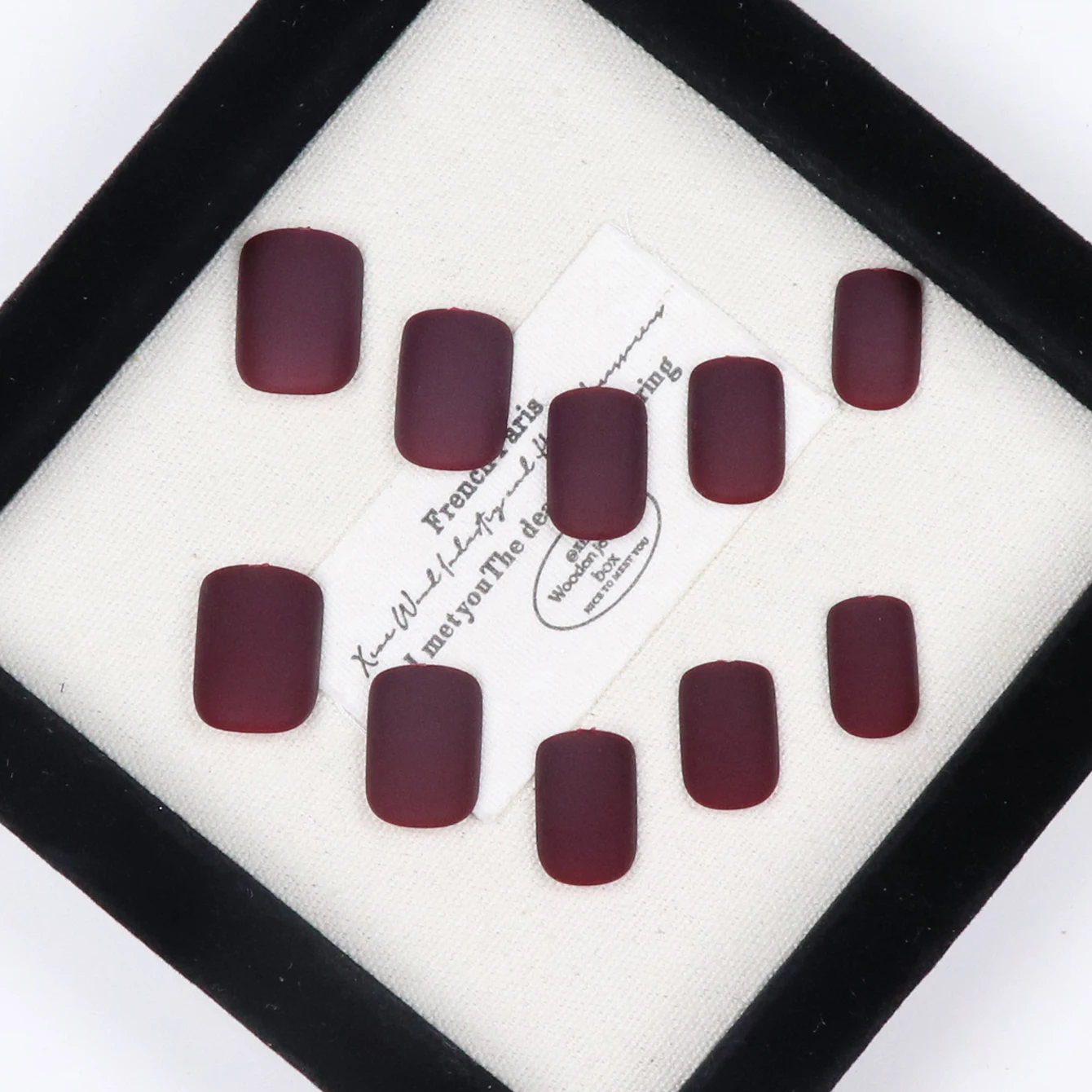96PCS Color Different Press Nail Short Square Acrylic Nails Reusable Fake Nails Suitable For Women'S Solid Color Square Nails