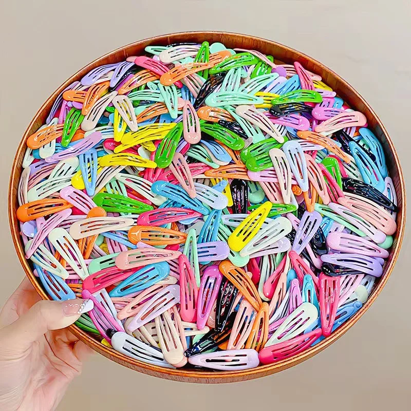 

Заколки для волос 10/20 шт. в форме капли, конфетных цветов, для девочек, милые детские зажимы, аксессуары для волос XKBJ01