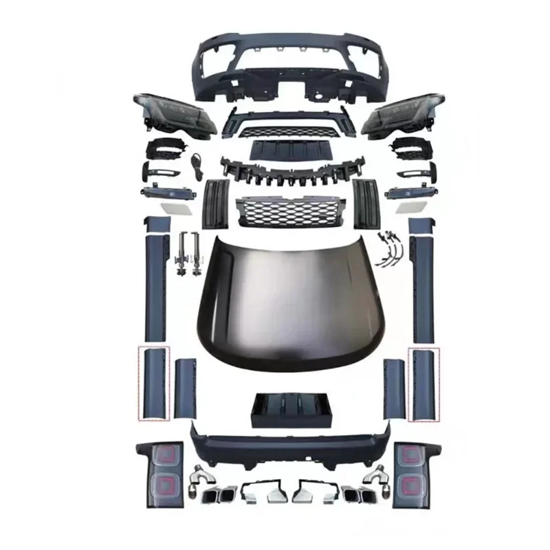 Hot Sell SVO Body Kit for Range Rover Vogue L405 2013-2017 Upgrade to 2018 2019 2020 2021 Front Rear Bumper Kit Car Accessories