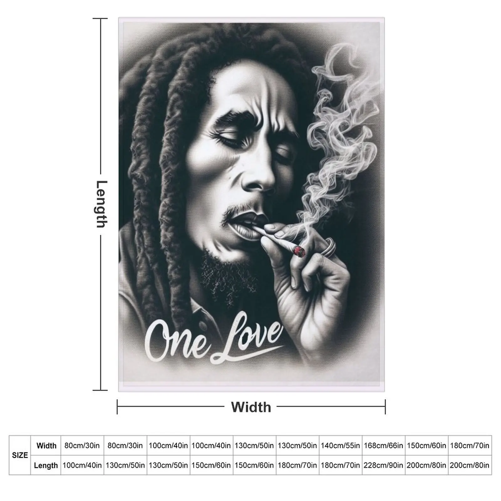 BOB MARLEY Throw Blanket Soft Big for babies Sofa Quilt Soft Plaid Designers cosplay anime Blankets
