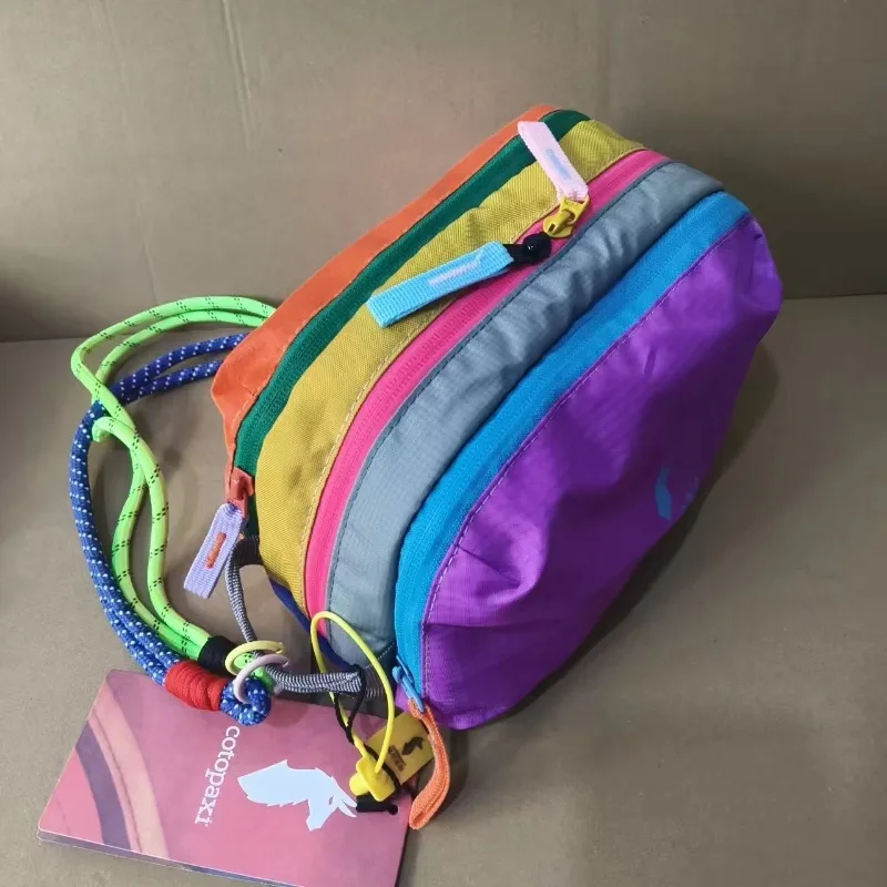 Alpaca Dopamine-Colored Wash & Storage Bag, Featuring Three Main Zipper Compartments for Organized Separation. Portable and Reus