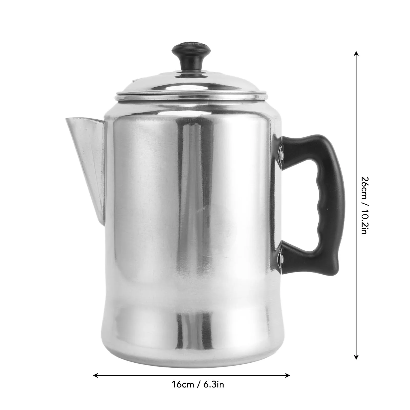 3L Tea Kettle Aluminum Coffee Kettle V Shaped Spout Hot Water Bolier Fast Heat Conduction Tea Pot Aluminum Tea Kettle Tea Kettle