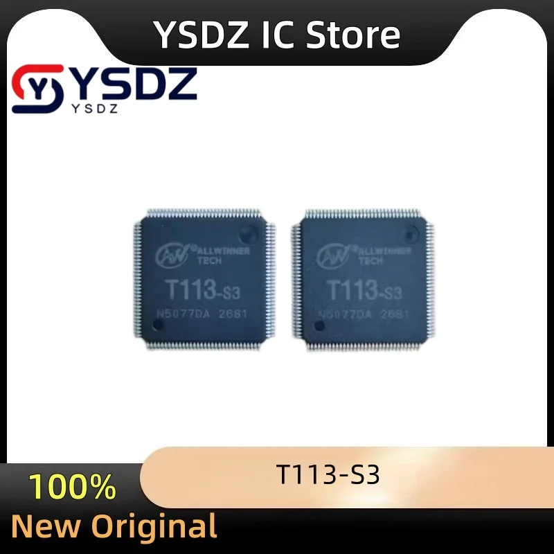 New Original T113-S3 T113 S3 ELQFP-128 Single Chip Microcomputer