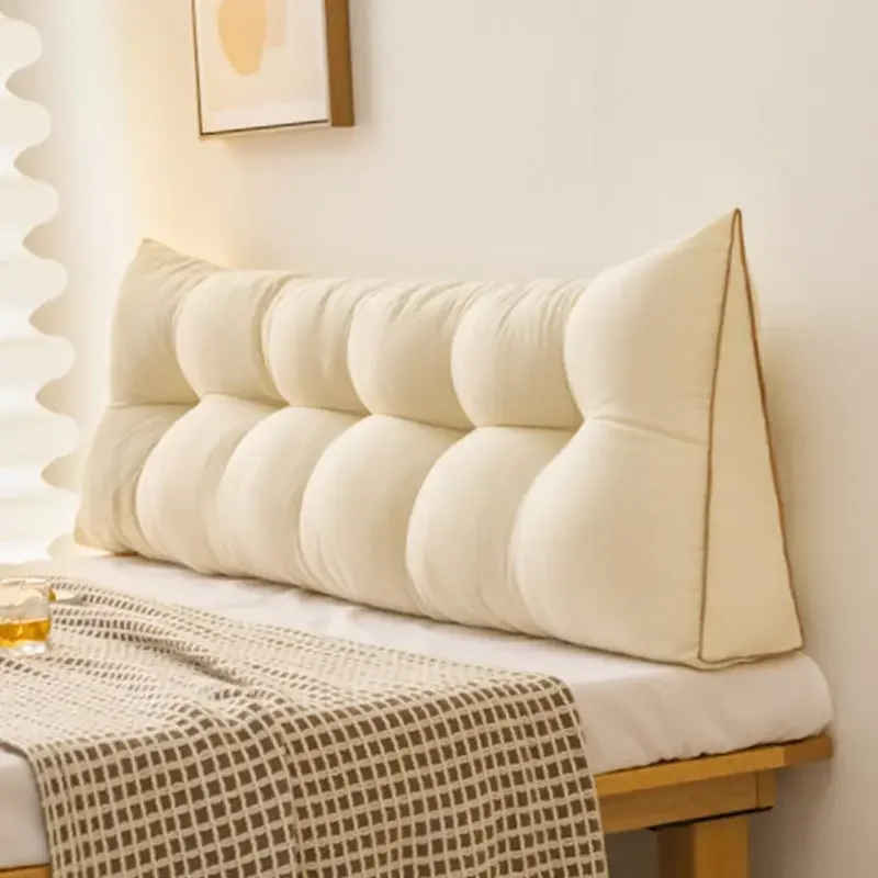 New Bedside Triangular Backrest Minimally Designed Bed Pillows with Double Large Backrests Premium Bedroom Tatami Soft Bag