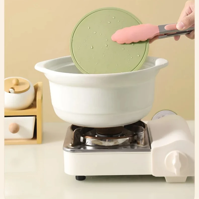 المطبخ سيليكون جولة حصيرة مقاومة للحرارة ارتفاع درجة الحرارة رشاقته كوستر/حامل الأواني دائم كوستر أنيق عدم الانزلاق الجدول الوسادة