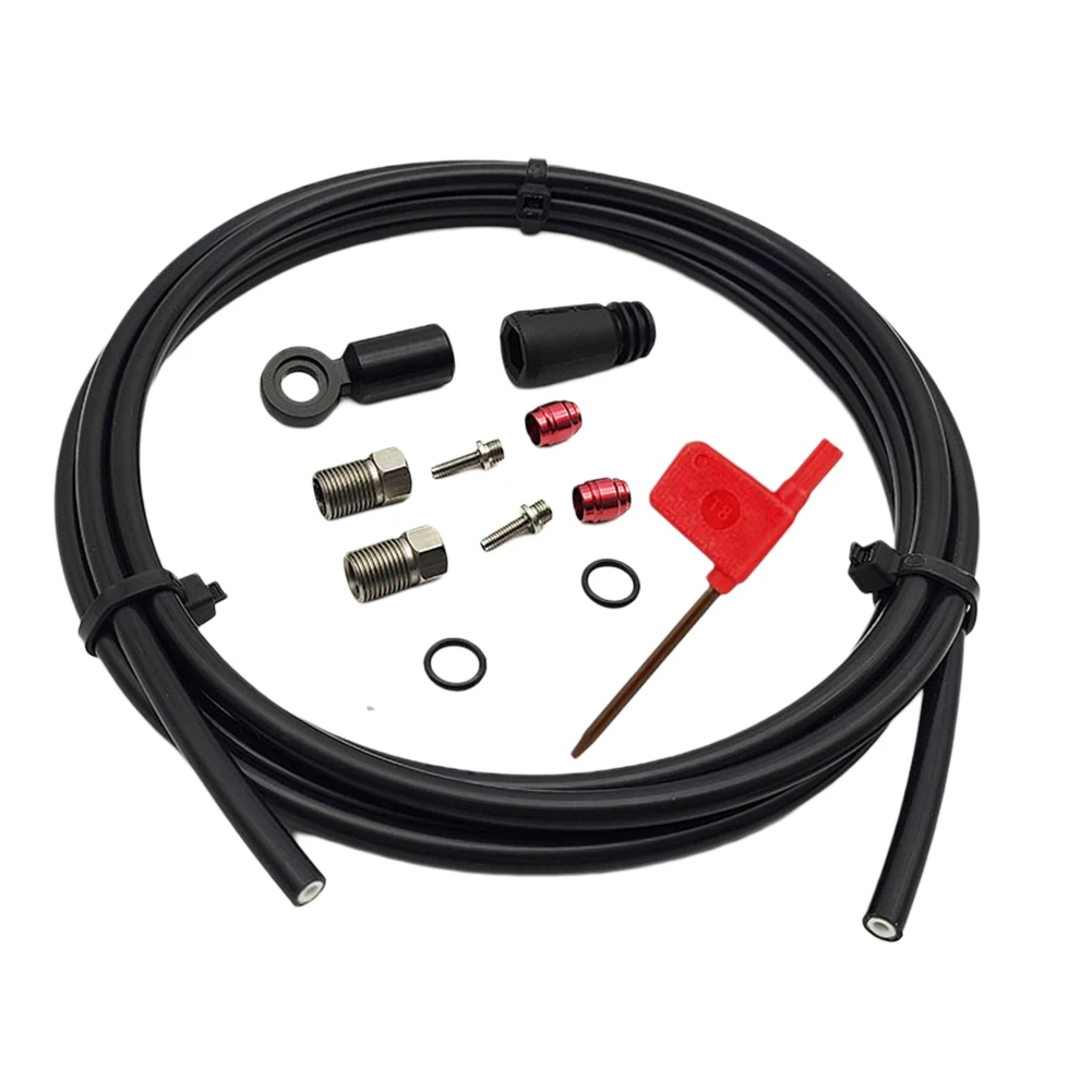 

Bike Upgrade Black Hose 2000mm Brake Hose High Pressure Brake Oil Hose Bike Hose Bike Brake Hose Set Brake Oil Hose Kit