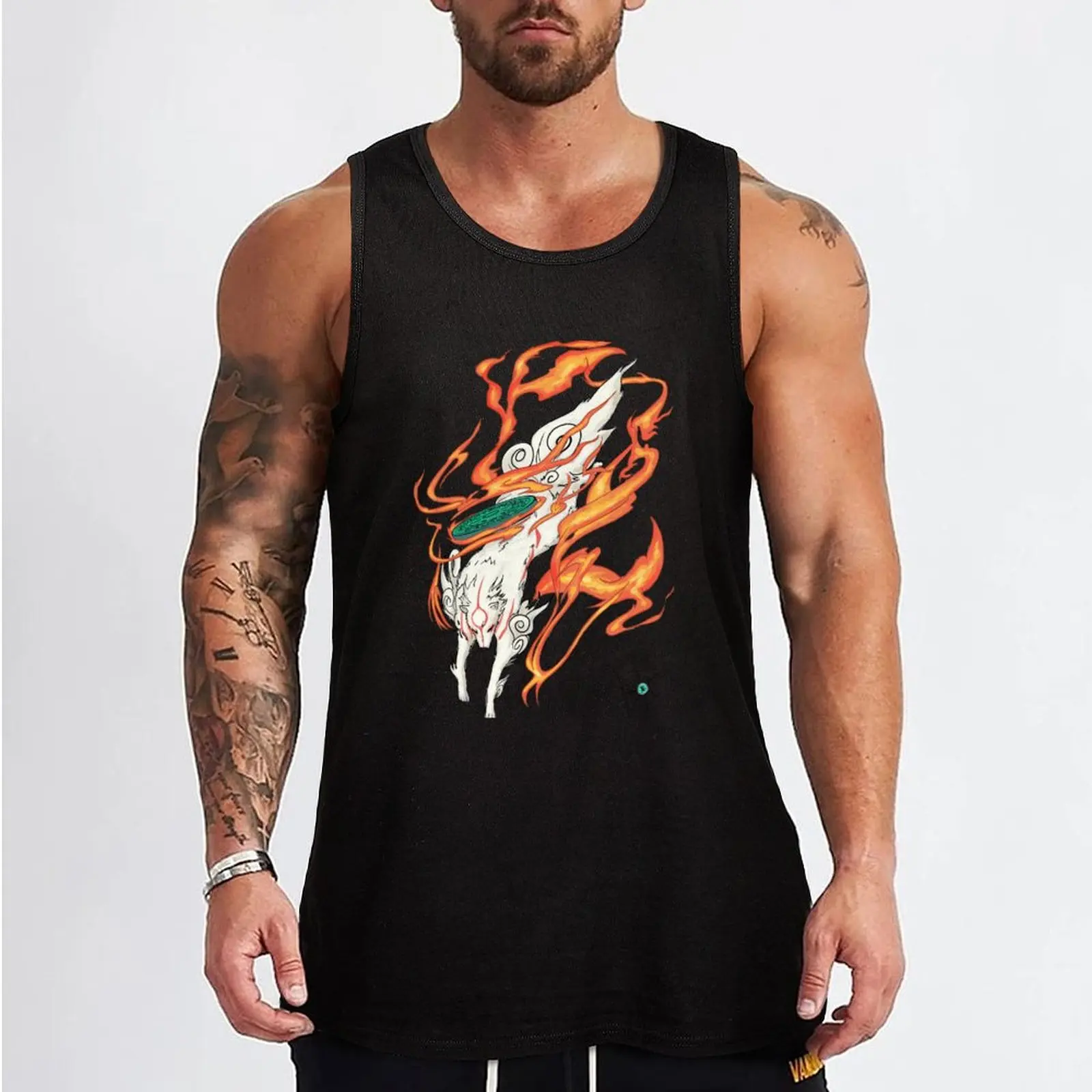 Amaterasu! Tank Top men clothing plain t-shirt