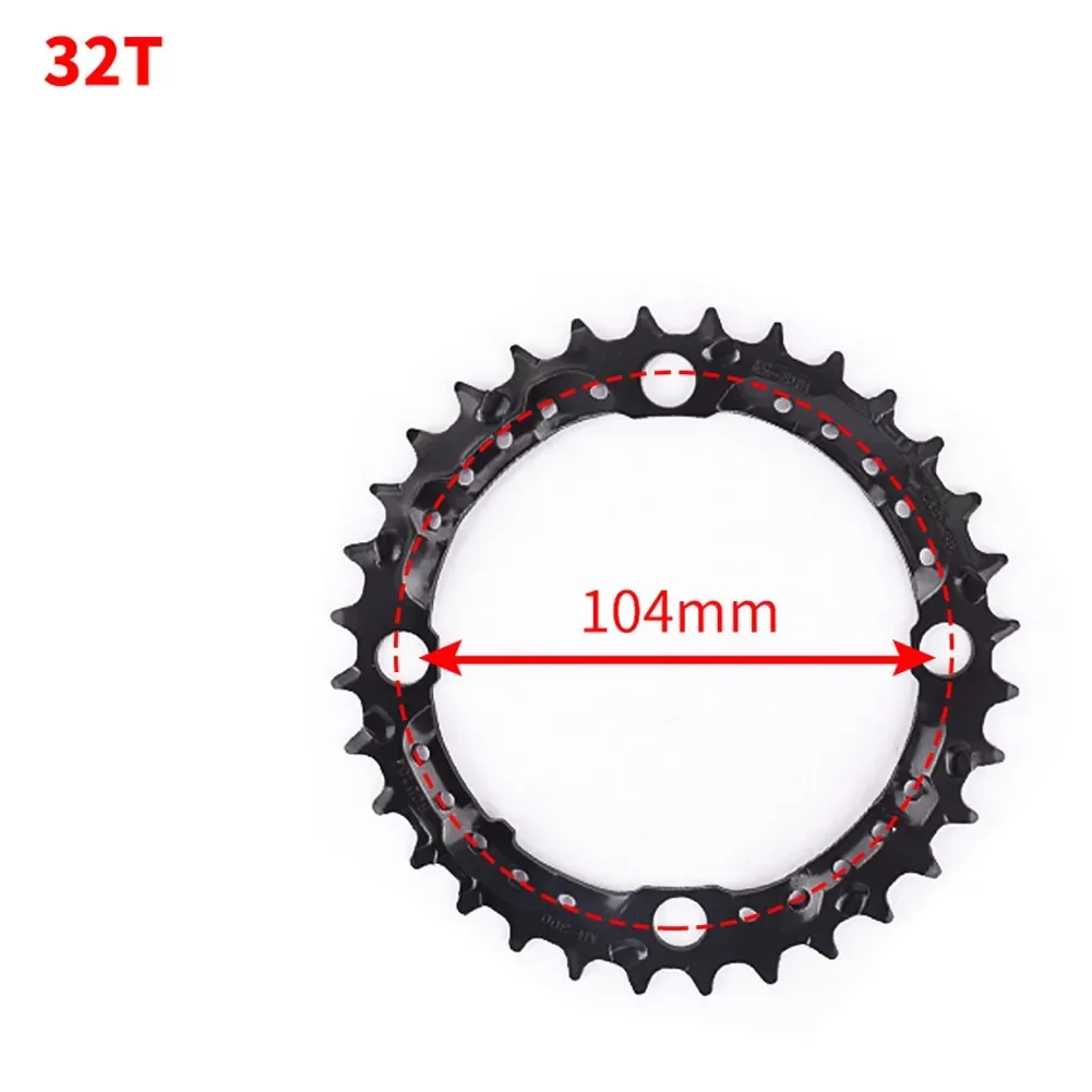 64/104BCD 22T 32T 42T 44T Round Narrow Wide Bike MTB Chainring Single Tooth Chain Ring Mountain Bike Chainwheel For Shimano