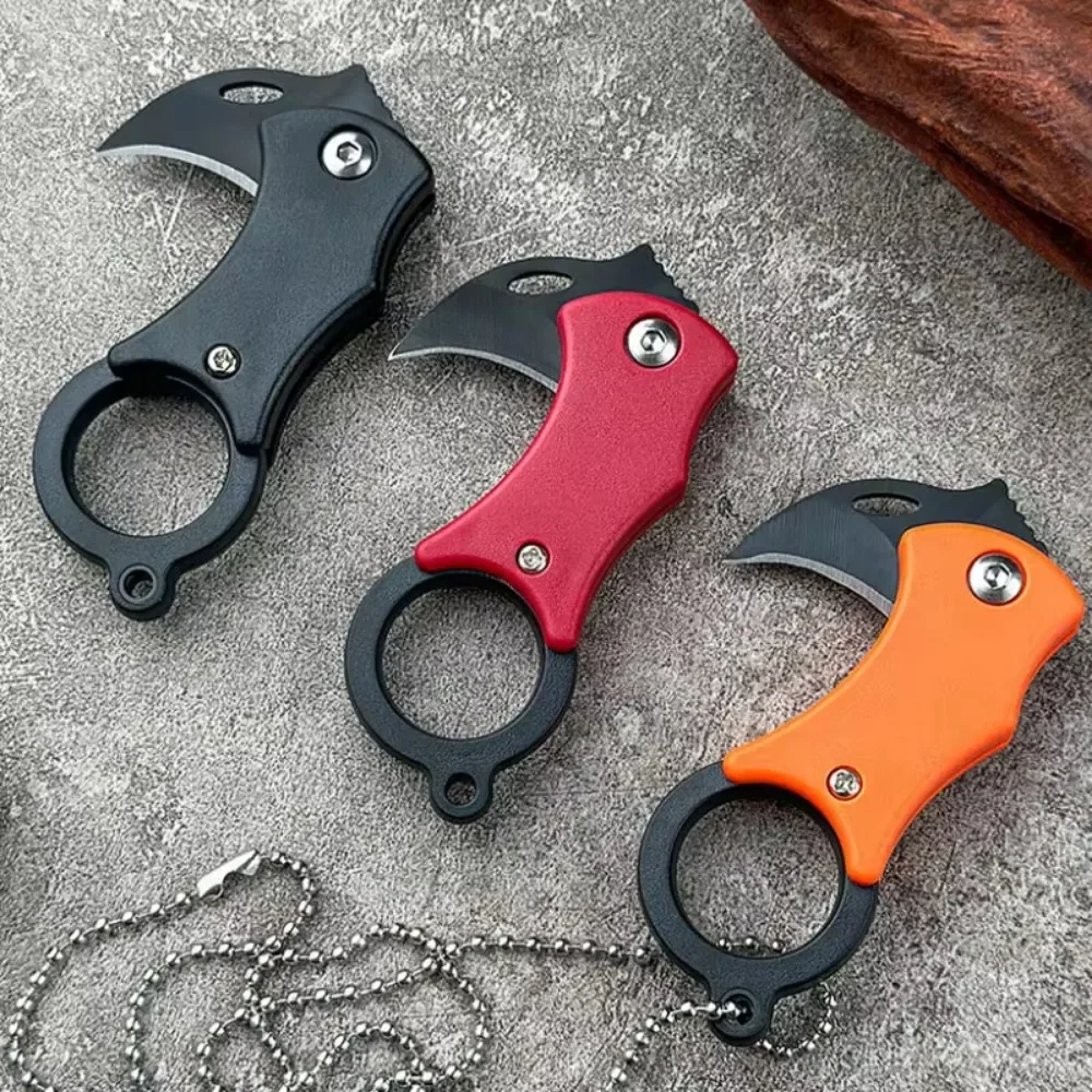 New Portable Stainless Steel Folding Fruit Knife for Unpacking Express Delivery Outdoor Camping Melon and Fruit Peeling Knife - Image 5