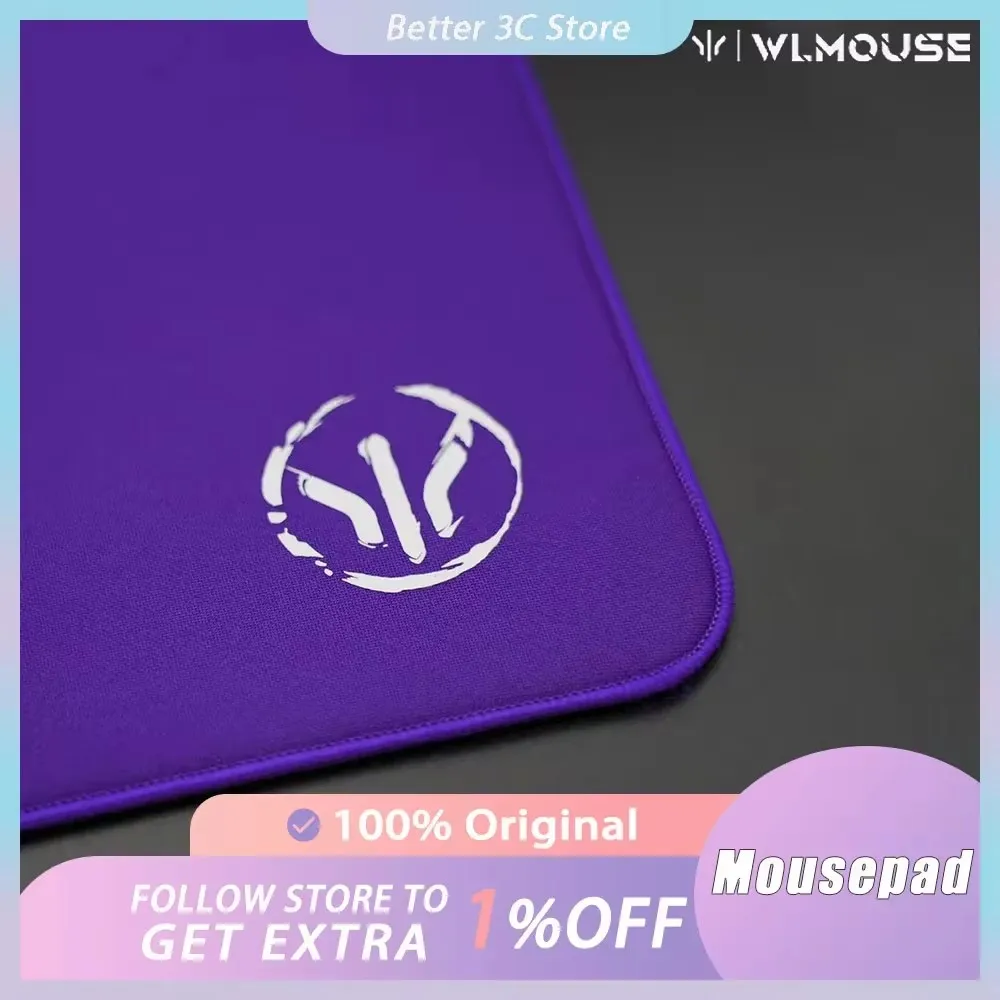 

Wanling Wlmouse Purple Gaming Mousepad 490x420x4mm 510X490x4mm SlimFlex Durable Smooth Mousepad E-sports PC Gamer Accessories Of