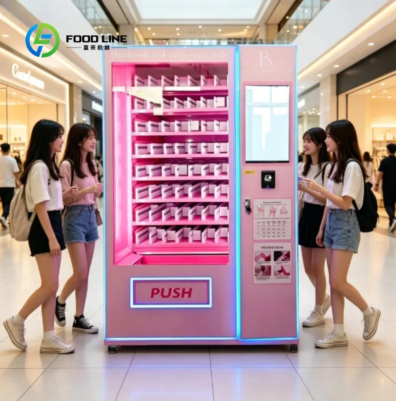 Automatic Skincare product vending machine with Digital Display, Self-Service Cosmetic Retail Solution for Shopping Centers