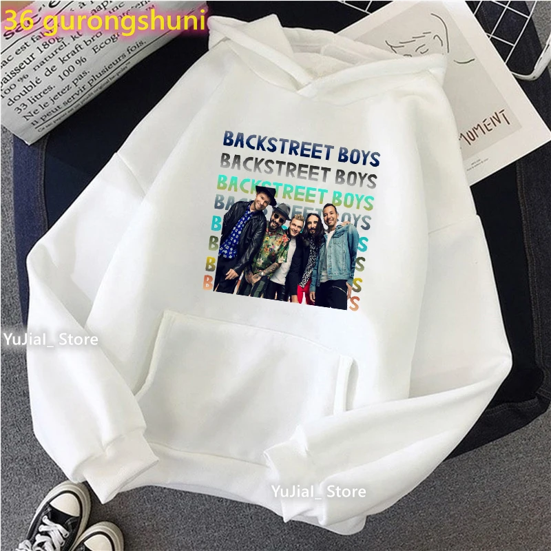 Aquarel Backstreet Boys Grafische Print Cap Hoodies Muziek Minnaar Mode Sweatshirt Femme Lange Mouwen Jas Streetwear