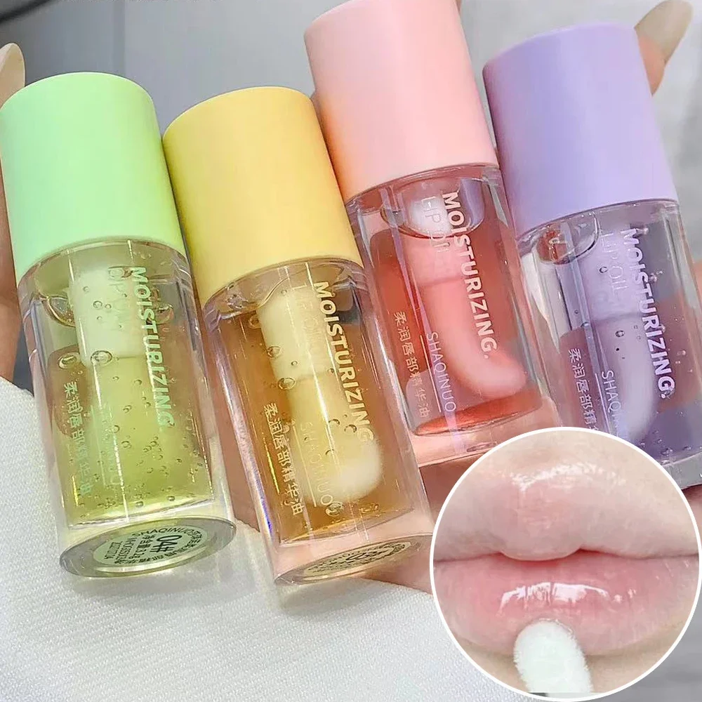 Hydraterende Lip Olie Kristallen Spiegel Lipgloss Getinte Voller Langdurige Hydraterende Gekleurde Lippenstift Balsem Waterdichte Lippen Make-Up