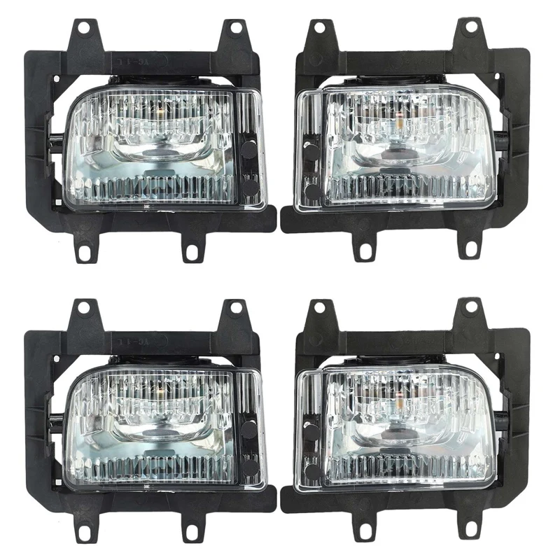 

4Pcs Crystal Clear Lens Cover Front Bumper Fog Light Lamps House For Bmw E30 318I 318Is 325I 325Is 325E 325Es 325Ix